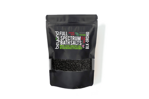 Full Spectrum Bath Salts - Black Orchid Charcoal Detox