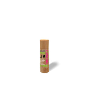350 MG CBD LIP Balm peach pomelo in sustainable bamboo packaging