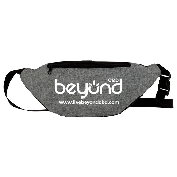 BEYOND CBD adjustable strap Fanny pack - charcoal grey